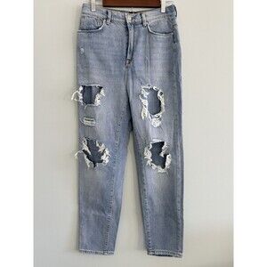 Urban Outfitters BDG Jeans Womens Size 28 High Rise Mom Distressed